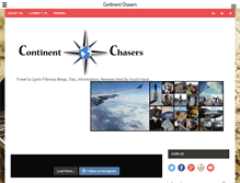 Tablet Screenshot of continentchasers.com